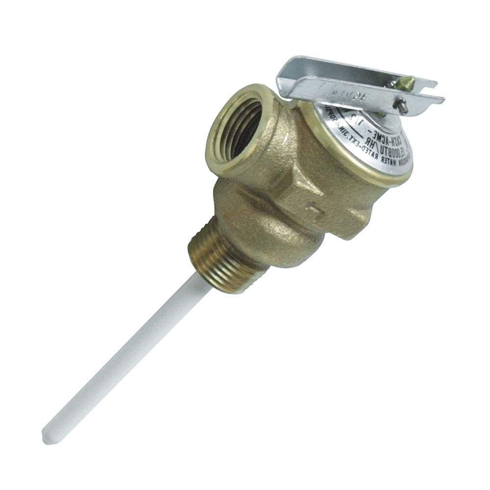 Camco Qualifies for Free Shipping Camco 1/2" Temperature and Pressure Relief Valve 4" Probe #10423