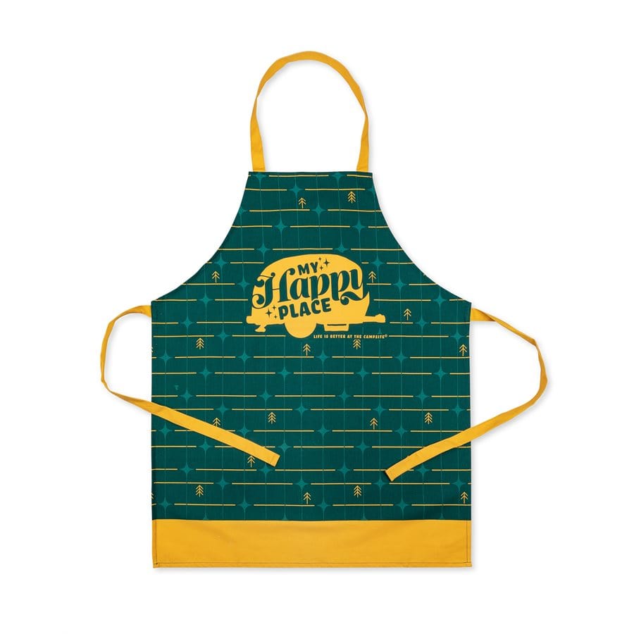 Camco Qualifies for Free Shipping Camco Apron Green/Gold Grid Pattern #53122