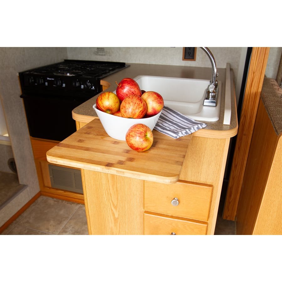 Camco Qualifies for Free Shipping Camco Bamboo Accents RV Countertop Extension 12" x 13-1/2" x 3/4" #43423