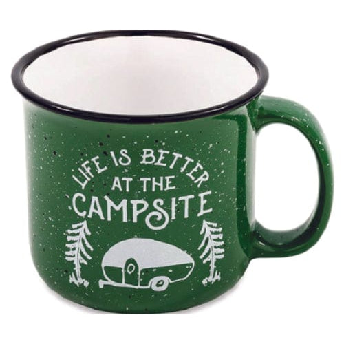 Camco Qualifies for Free Shipping Camco Mug Speckled Green 14 oz #53355