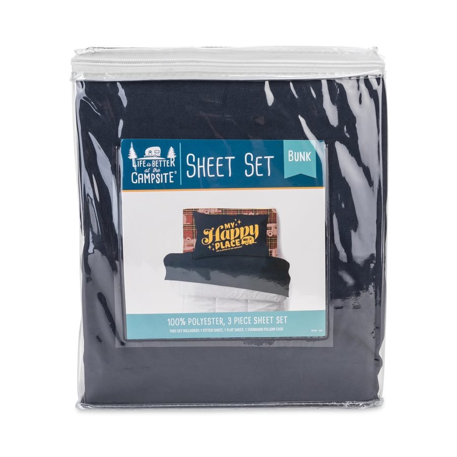 Camco Qualifies for Free Shipping Camco Plaid Bed Sheet Set Bunk Beds #53120