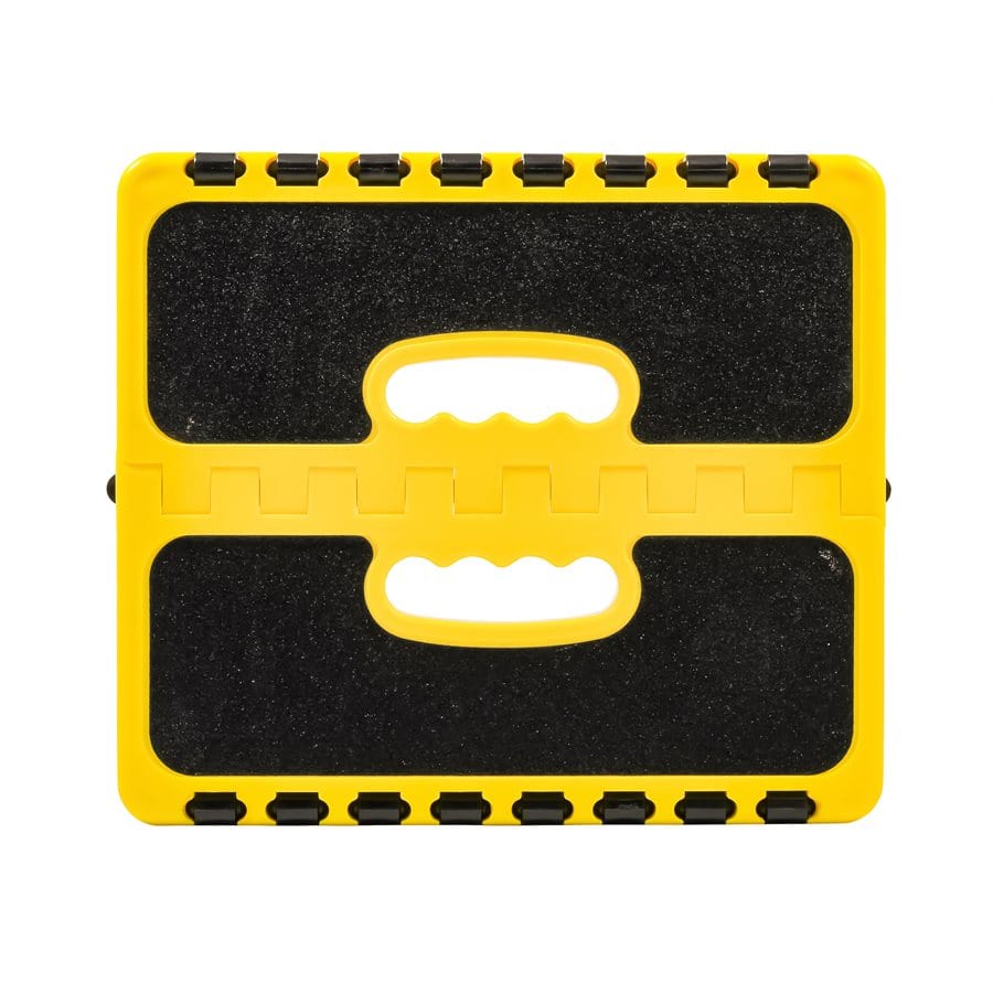 Camco Qualifies for Free Shipping Camco Plastic Folding Step Stool with Non-Skid Black/Yellow #43637