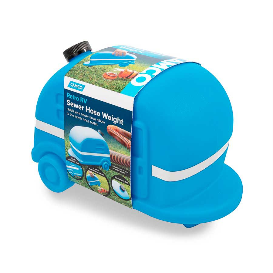 Camco Qualifies for Free Shipping Camco Retro RV 4-In-1 Sewer Connection Weight Blue #43101