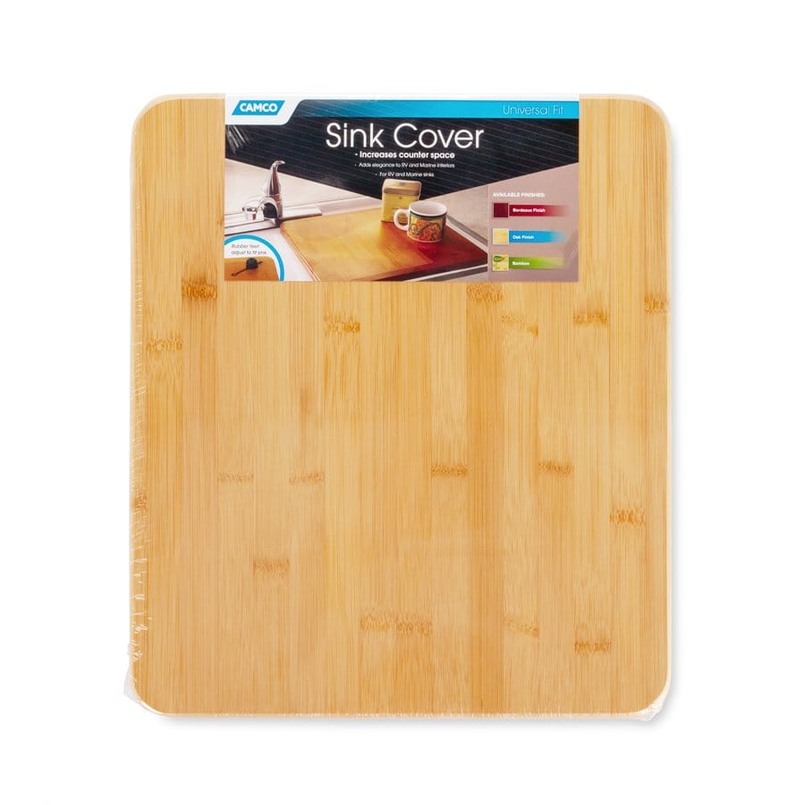 Camco Qualifies for Free Shipping Camco Sink Cover Bamboo #43437