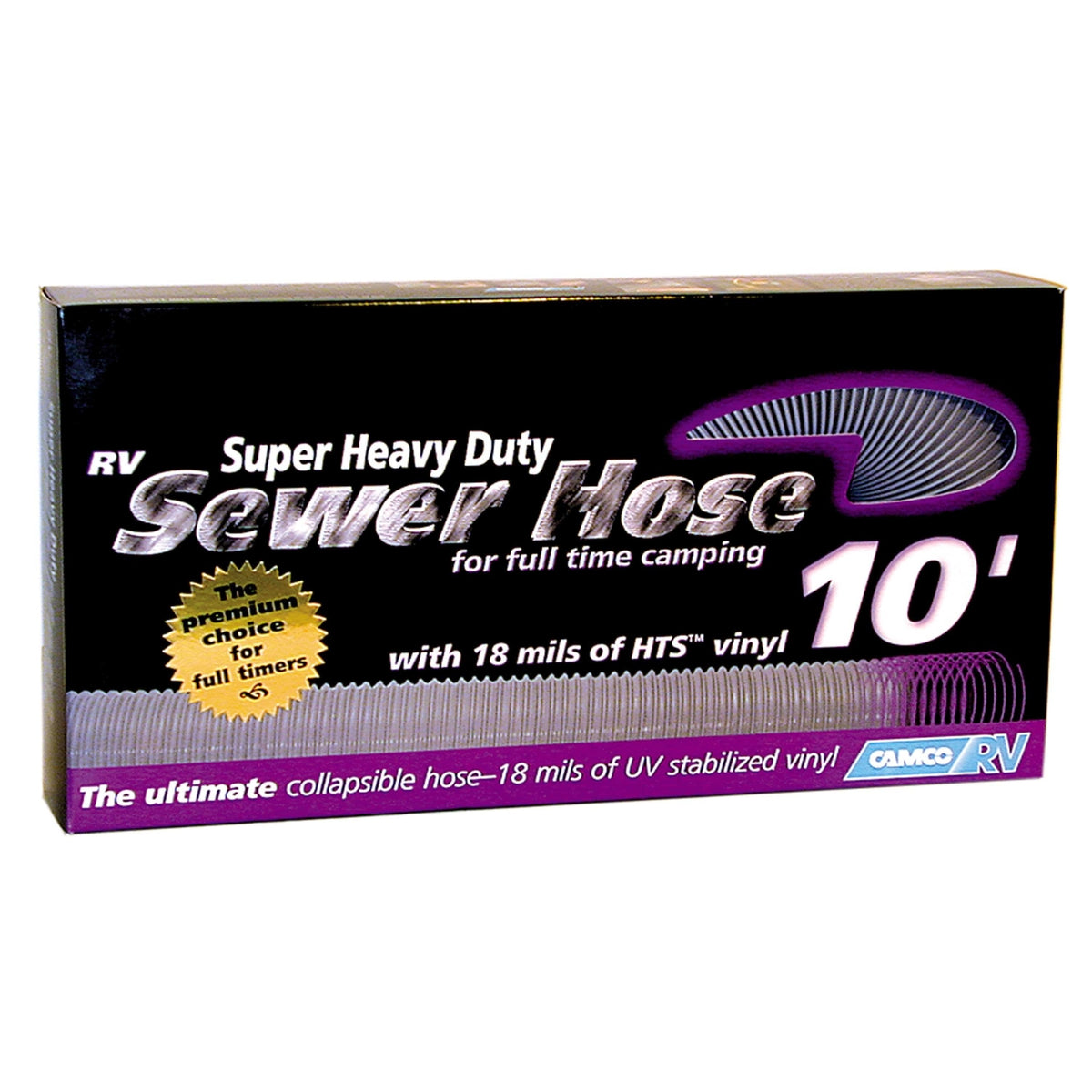 Camco Qualifies for Free Shipping Camco Super Heavy-Duty Sewer Hose 10' #39641