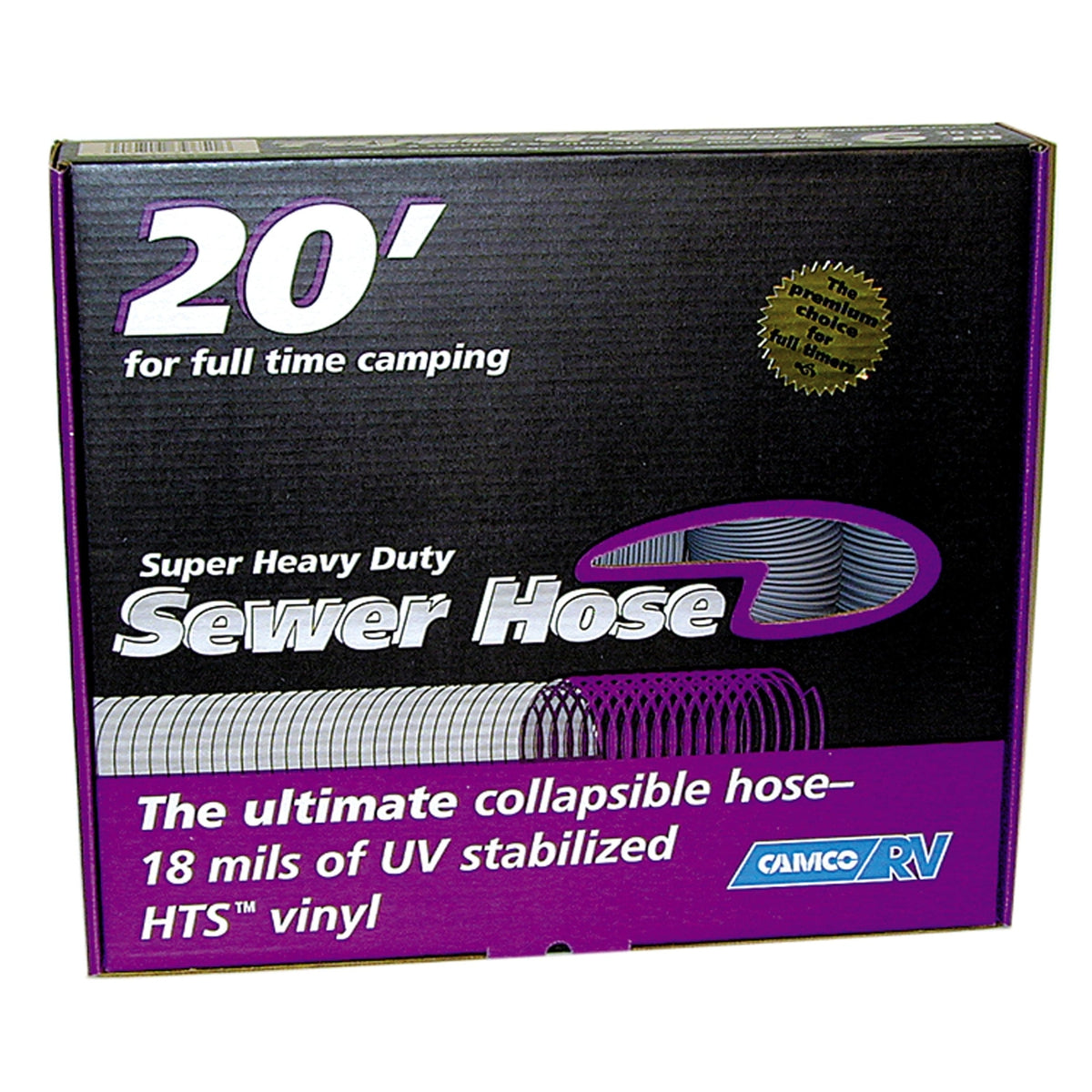 Camco Qualifies for Free Shipping Camco Super Heavy-Duty Sewer Hose 20' #39651