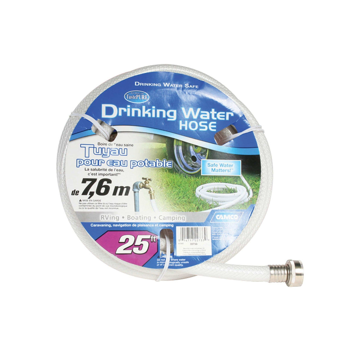 Camco Qualifies for Free Shipping Camco Tastepure Freshwater Hose 1/2" x 25' #22733