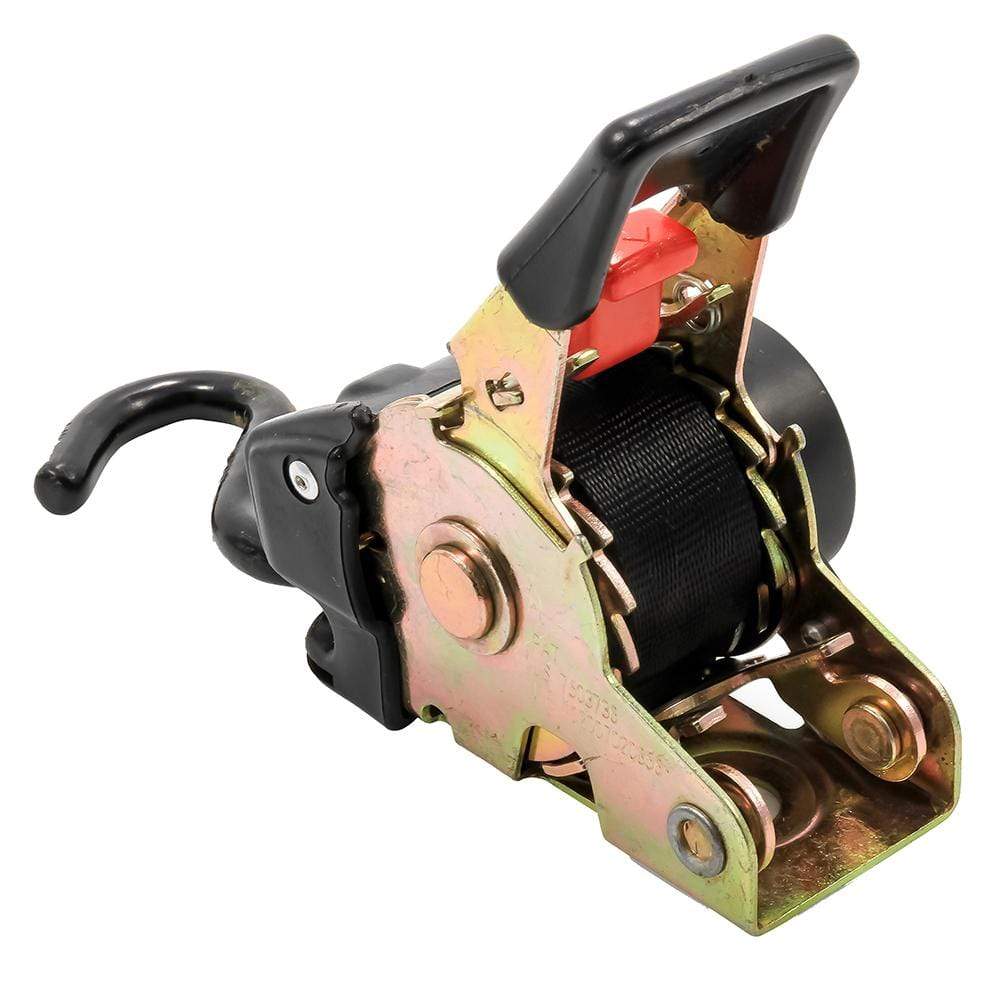 Camco Qualifies for Free Shipping Camco Tie-Down Straps 1" Width 5.5" Retractable Bolt-On #50032