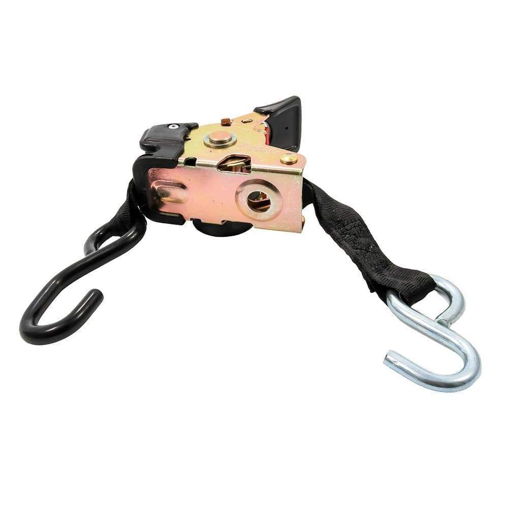 Camco Qualifies for Free Shipping Camco Tie-Down Straps 1" Width Retractable 6" Dual Hooks #50033