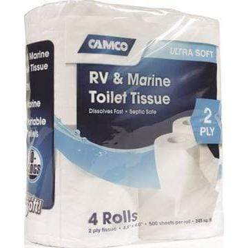 Camco Qualifies for Free Shipping Camco TST 2-Ply Toilet Tissue 4 Rolls 500 sheets #40274