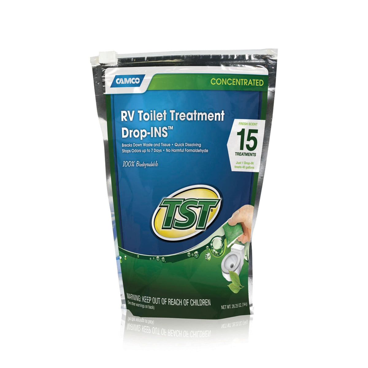 Camco Qualifies for Free Shipping Camco TST Max Drop-Ins 15-pk #40264