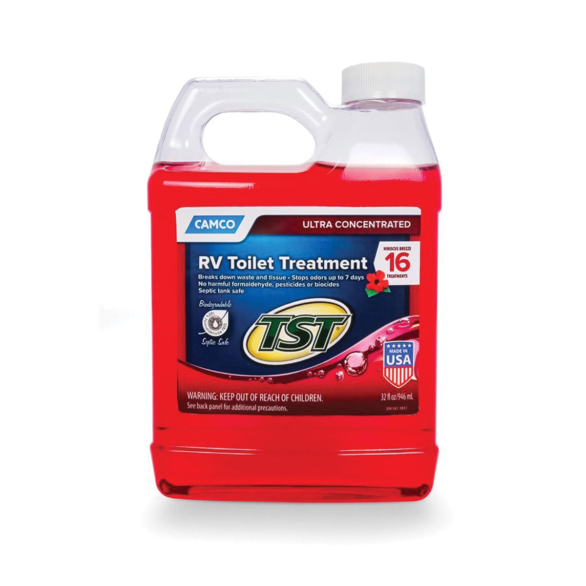 Camco Qualifies for Free Shipping Camco TST Ultra-C Toilet Treatment Hibiscus Breeze Scent 32 oz #41602