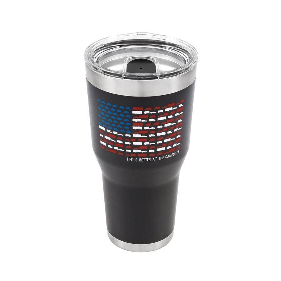 Camco Qualifies for Free Shipping Camco Tumbler Charcoal Patriot 30 oz #53066