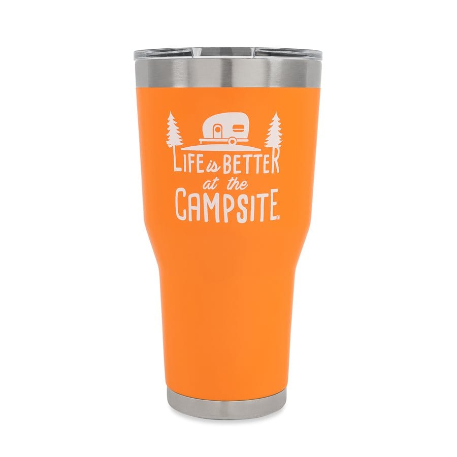 Camco Qualifies for Free Shipping Camco Tumbler Orange Painted 30 oz #53056