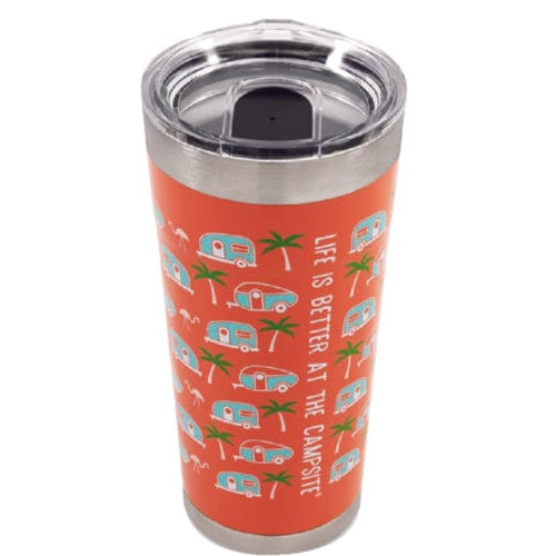 Camco Qualifies for Free Shipping Camco Tumbler Pink Palm Tree 20 oz #53322