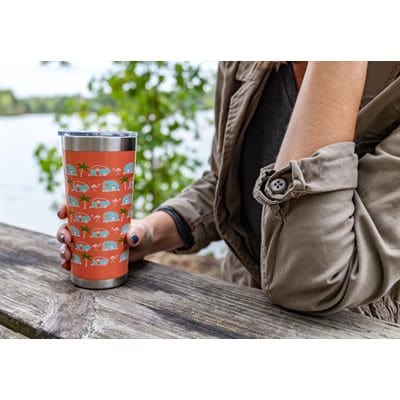 Camco Qualifies for Free Shipping Camco Tumbler Pink Palm Tree 20 oz #53322