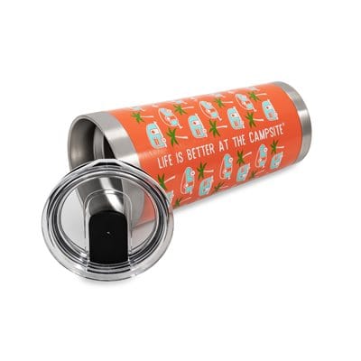 Camco Qualifies for Free Shipping Camco Tumbler Pink Palm Tree 20 oz #53322