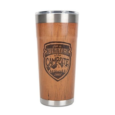 Camco Qualifies for Free Shipping Camco Tumbler Wood Grain 20 oz #53327