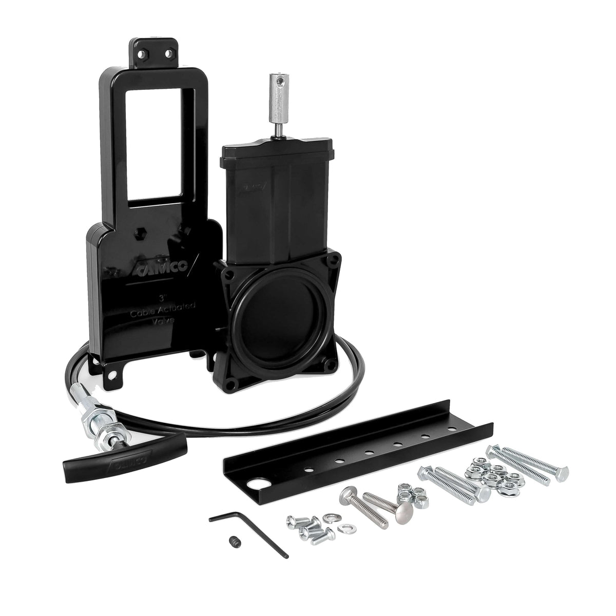 Camco Qualifies for Free Shipping Camco Waste Valve Kit 3" with 72' Cable & Metal Handle #39519