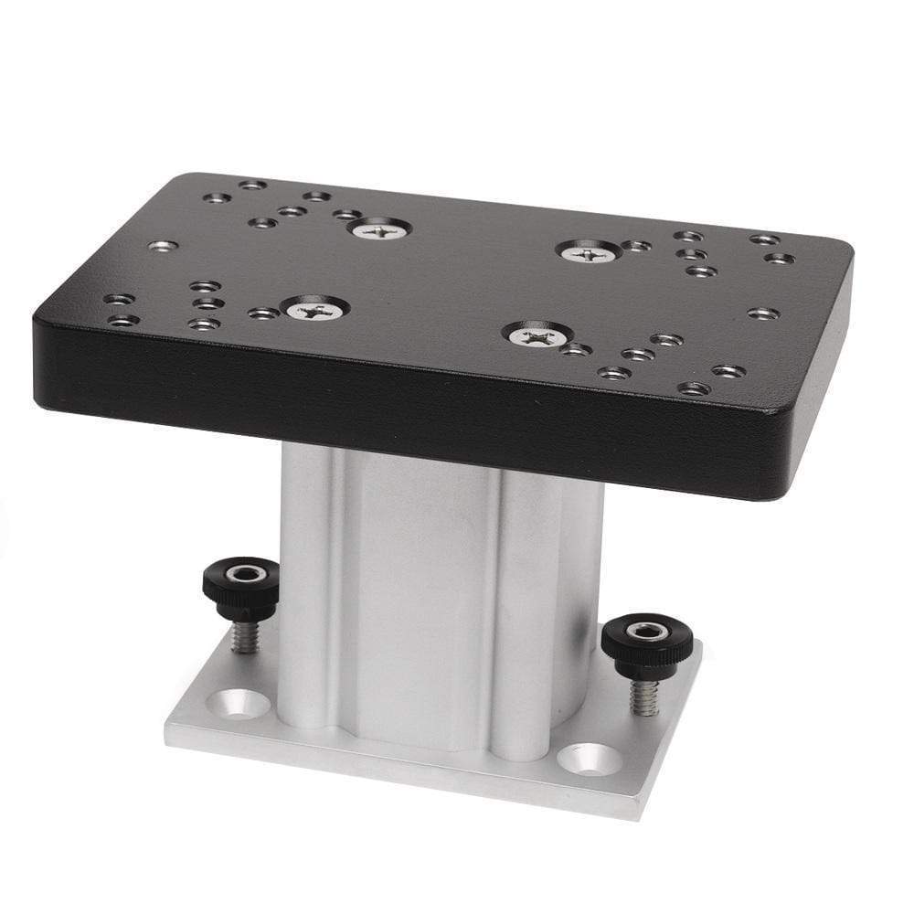 Cannon Aluminum Fixed Base Downrigger Pedestal 4" #1904030