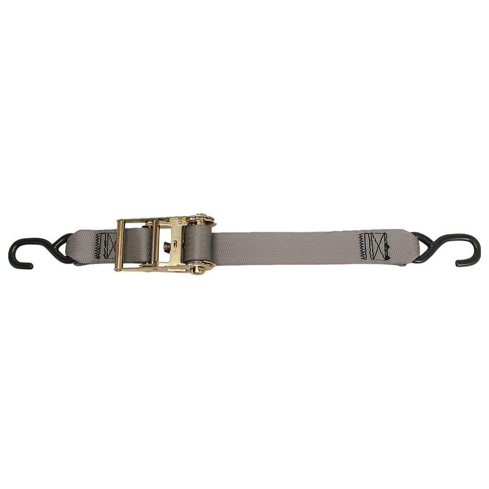 Indiana Mills-Boatbuckle Qualifies for Free Shipping Cargobuckle Ratchet Strap with S-Hooks 2" x 15' 2500 lb #F13758