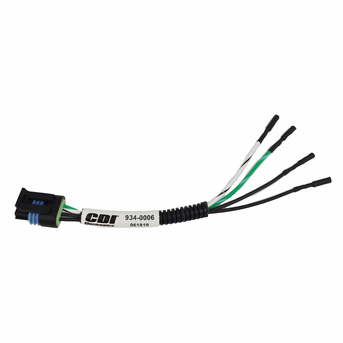 CDI Pigtail Harness for Mercury/Mariner 2/3/4/6 Cylinder #934-0006