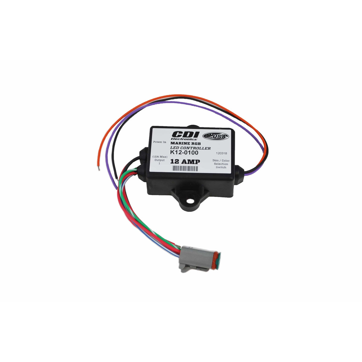 CDI Qualifies for Free Shipping CDI RGB LED 12a Controller Single #K12-0100