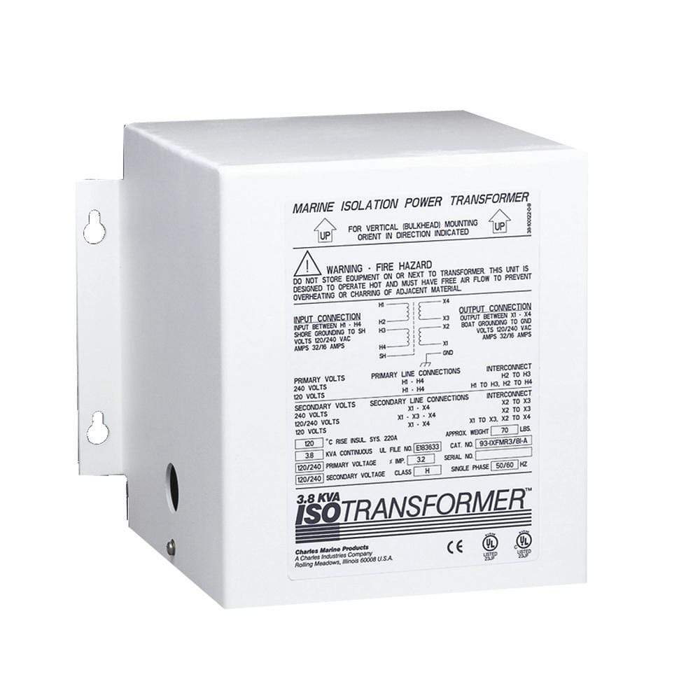 Charles Industries Truck Freight - Not Qualified for Free Shipping Charles 32/16a Isolation Transformer 3.8kVA 120/240VAC #93-IXFMR3/8I-A