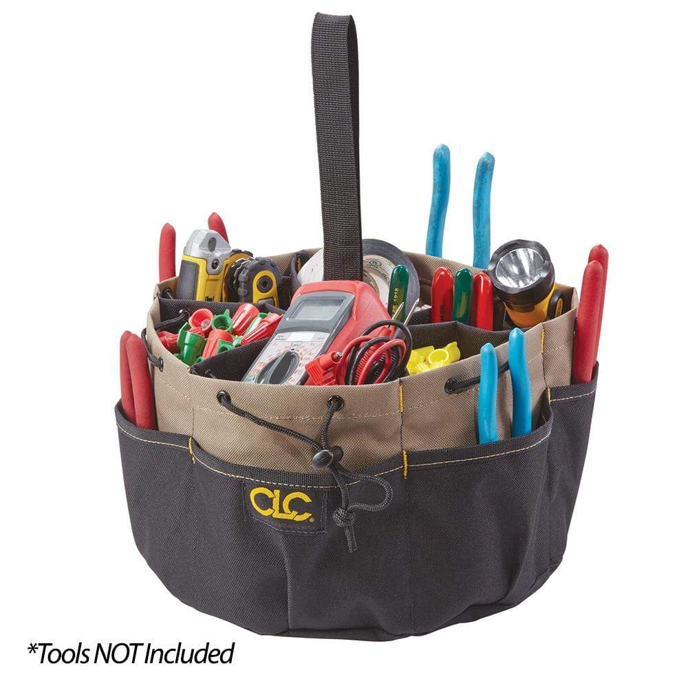 CLC Work Gear Qualifies for Free Shipping CLC 18-Pocket Draw String Bucket Bag #1148