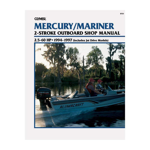 Clymer Mercury Manual 2.5-60 Outboard 94-1997 #B723