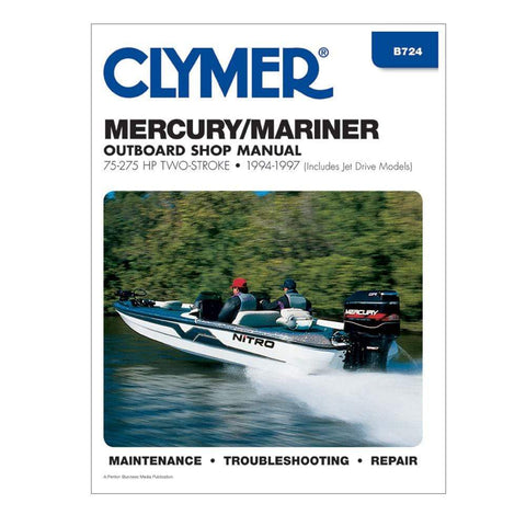 Clymer Mercury Manual 75-275 HP 94-97 94-97 #B724