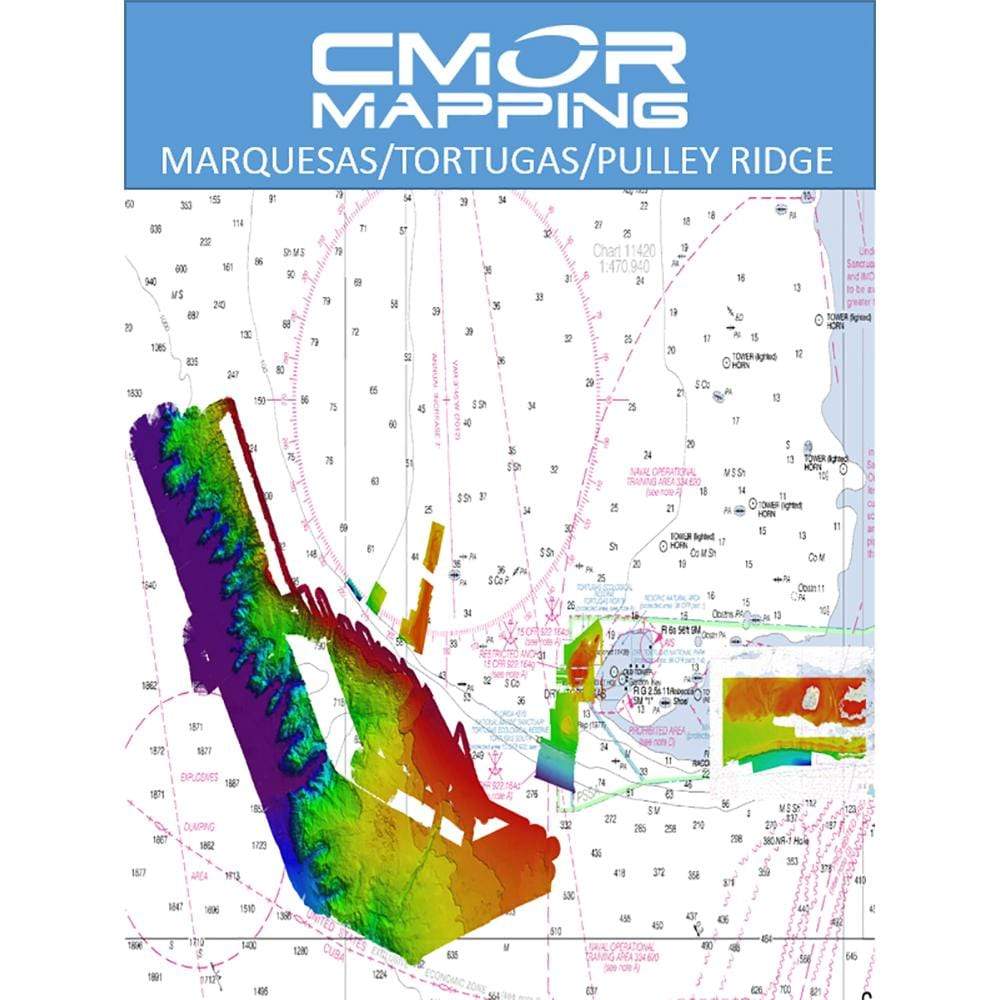 CMOR Mapping Qualifies for Free Shipping CMOR Mapping Marquesas Tortuga for Simrad/Lowrance/Mercury #MQTT002S