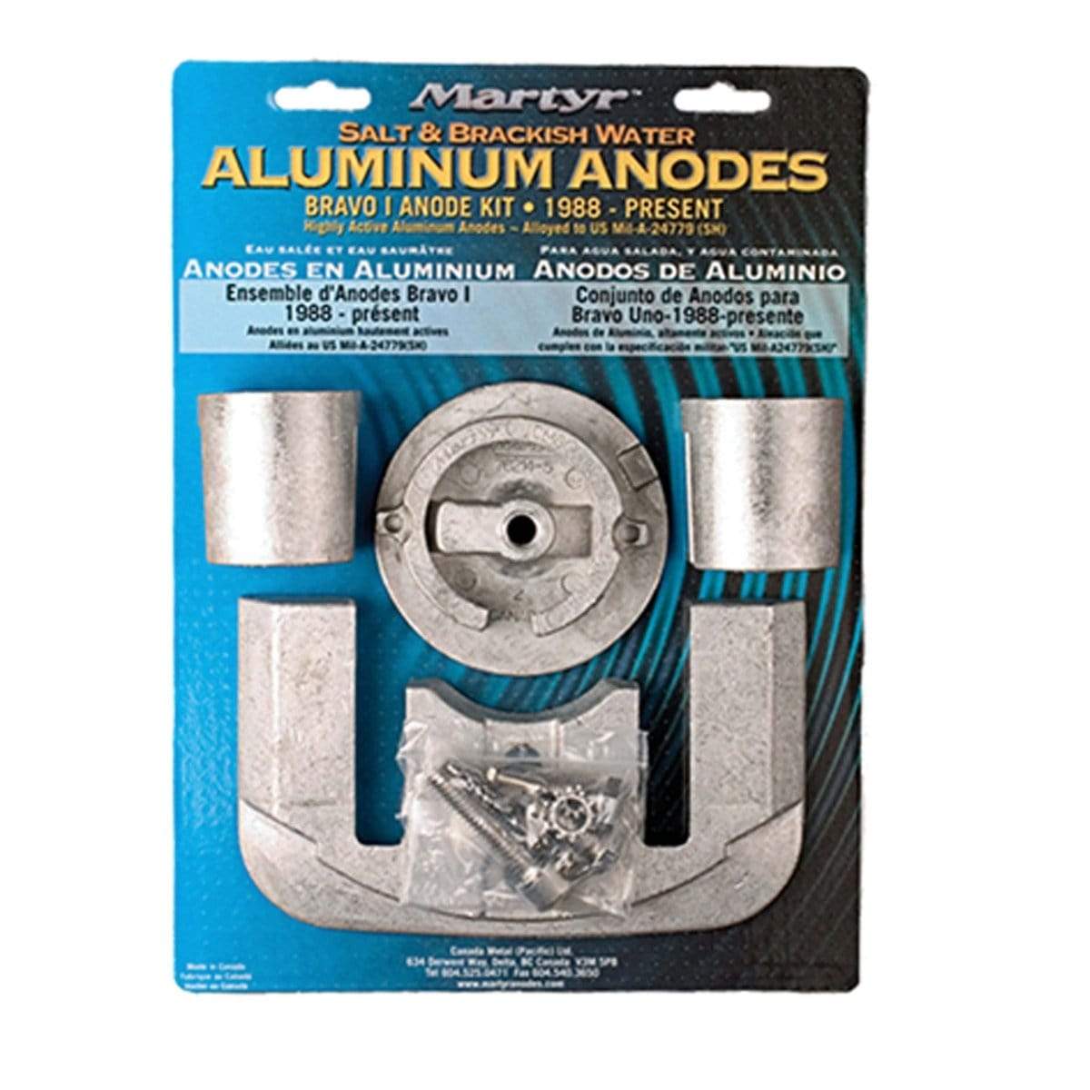 CMP Global Qualifies for Free Shipping CMP Global Mercruiser Bravo I Anode Kit Aluminum #CMBRAVO1KITA