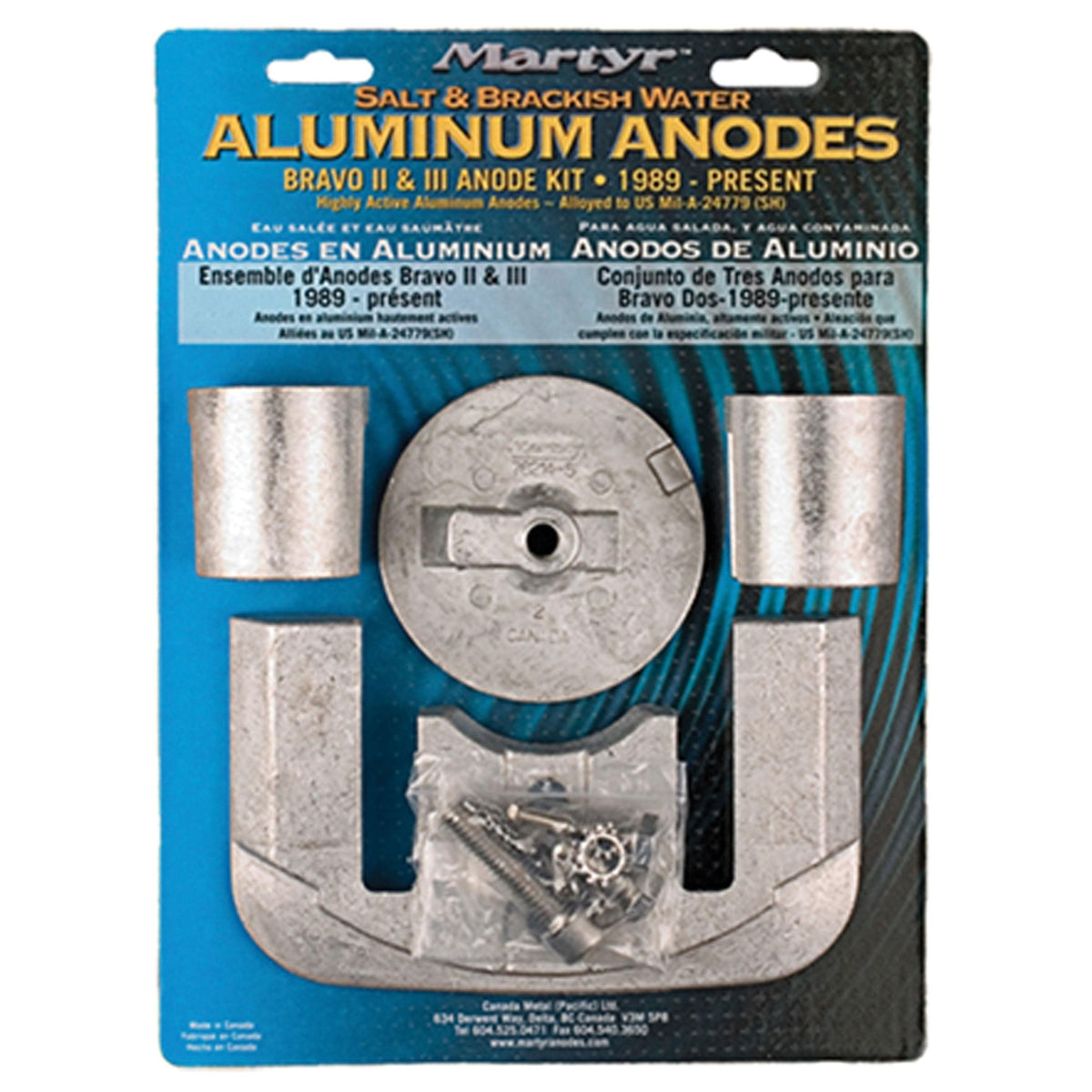 CMP Global Qualifies for Free Shipping CMP Global Mercruiser Bravo II and III Anode Kit Aluminum #CMBRAVO23KITA