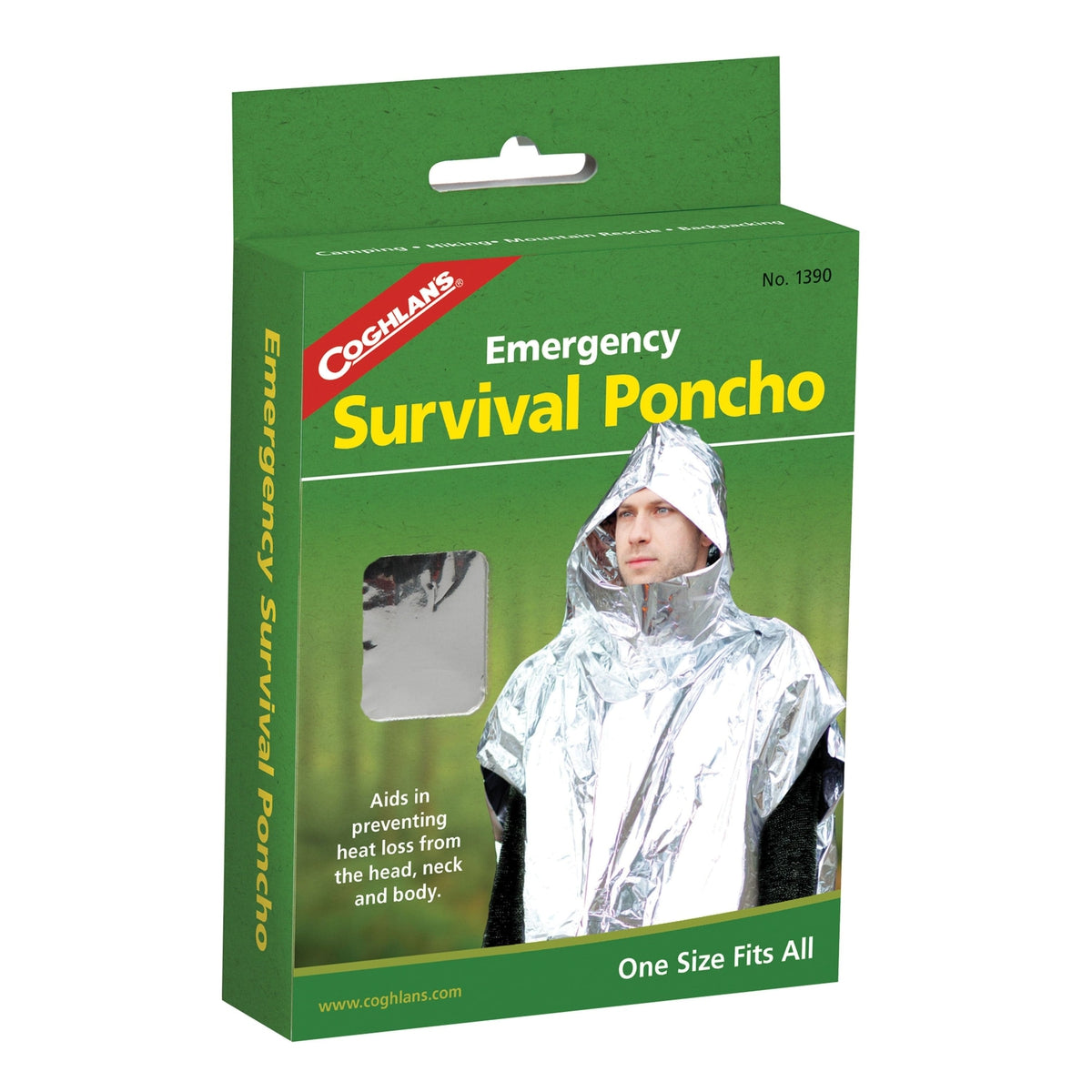 Coghlans Qualifies for Free Shipping Coghlans Emergency Survival Poncho #1390