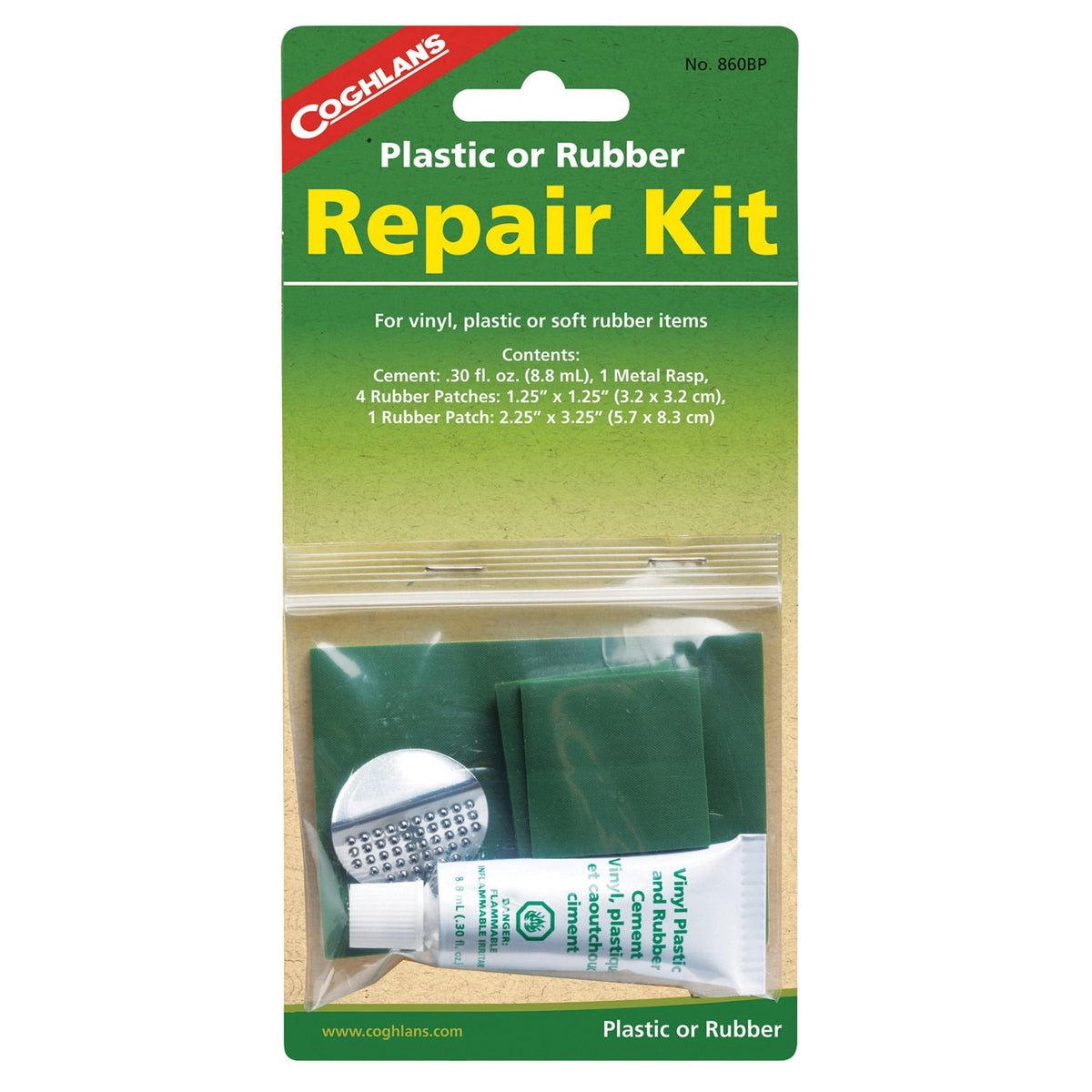 Coghlans Qualifies for Free Shipping Coghlans Rubber Repair Kit #860BP
