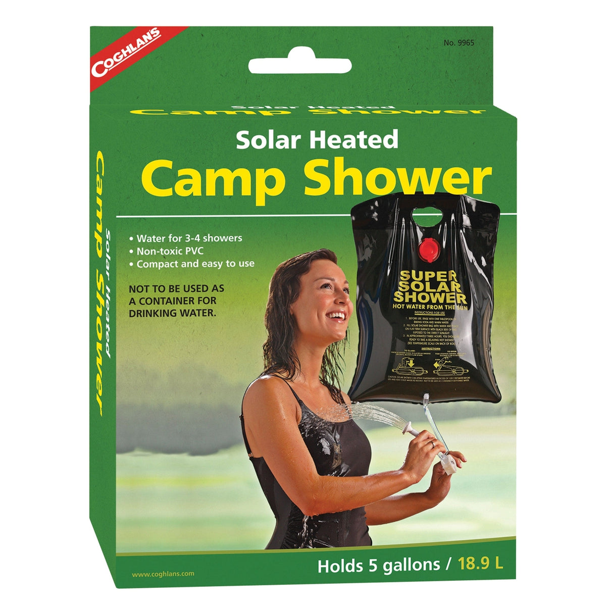 Coghlans Qualifies for Free Shipping Coghlans Solar Heated Camp Shower #9965