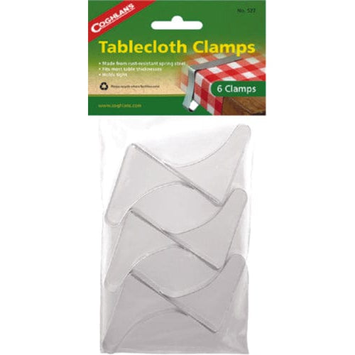 Coghlans Qualifies for Free Shipping Coghlans SS Table Cloth Clamps 6-pk #527
