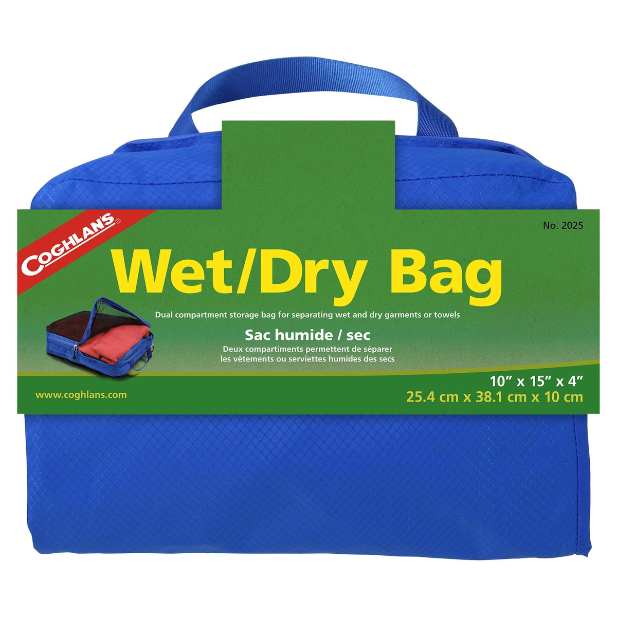 Coghlans Qualifies for Free Shipping Coghlans Wet/Dry Dual Compartment Storage Bag #2025