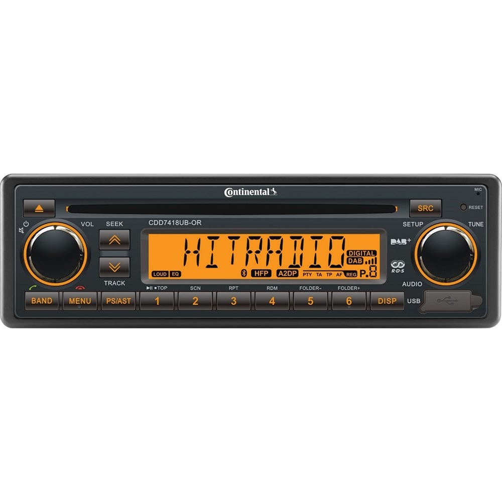 Continental Qualifies for Free Shipping Continental Stereo Dab+/DMB/AM/FM/USB/MP3/WMA/BT 12v #CDD7418UB-ORK
