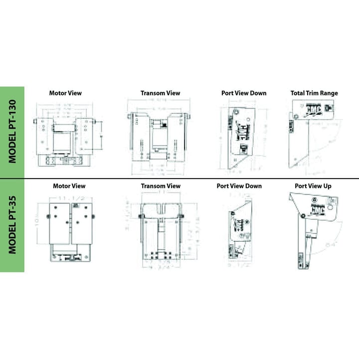 Cook Manufacturing Oversized - Not Qualified for Free Shipping Cook Manufacturing PT-35 Power Tilt/Trim #52100