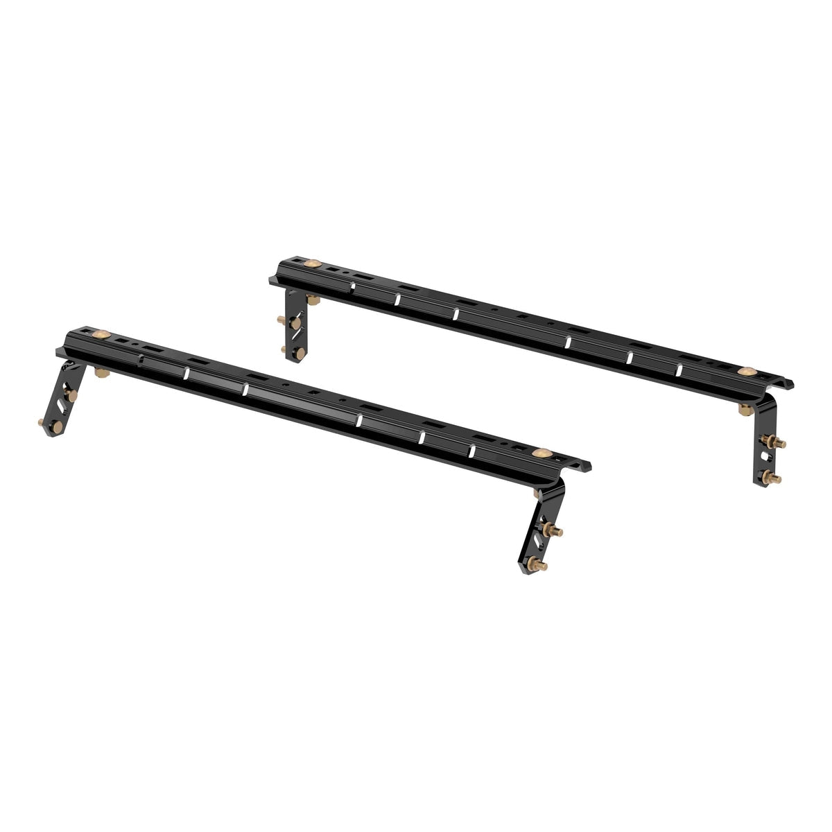 CURT Oversized - Not Qualified for Free Shipping CURT 5th Wheel Hitch Rails & 4-Bolt Brackets 25K Gloss Black #16150