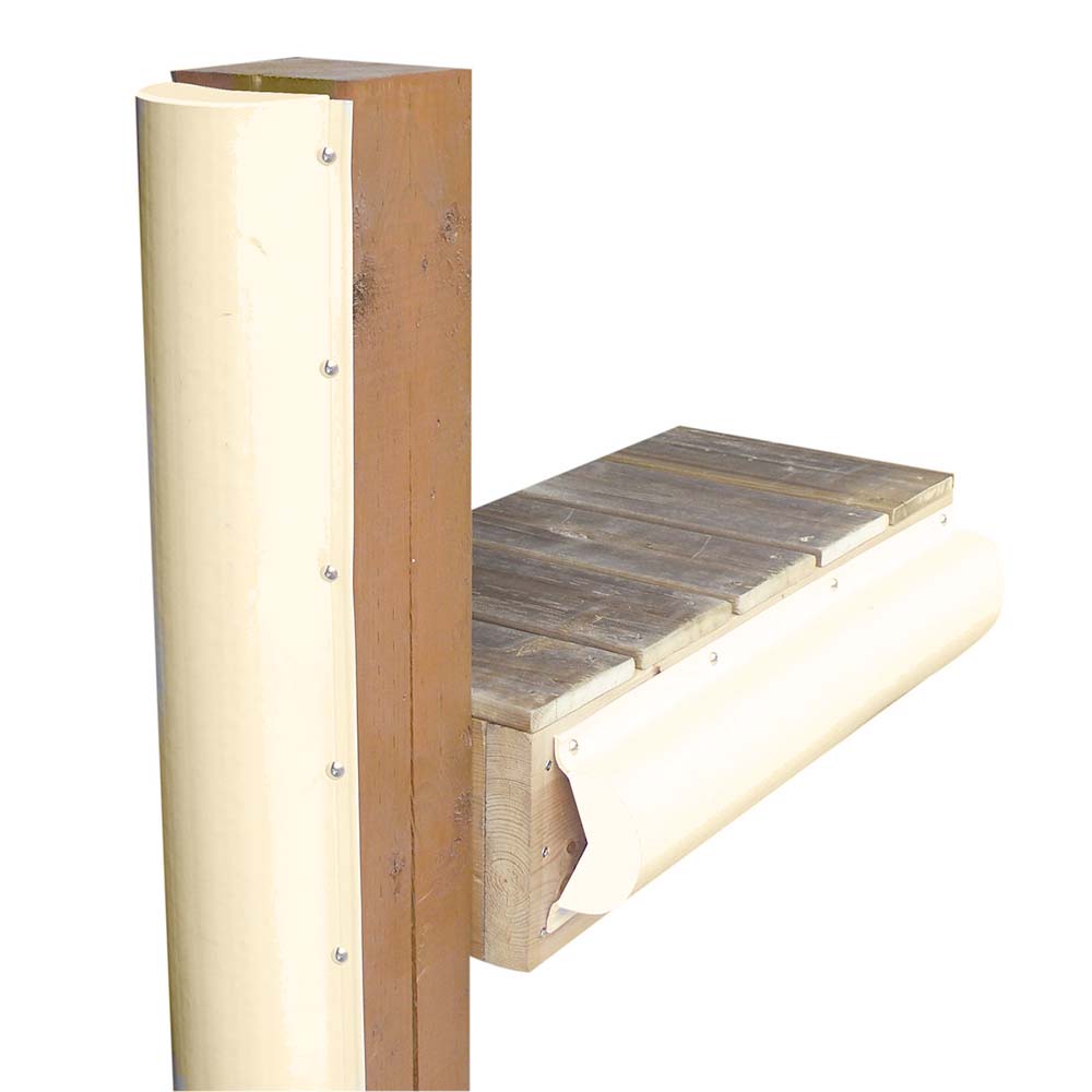 Dock Edge Qualifies for Free Shipping Dock Edge Piling Bumper 6' Beige One End Capped #1020SF