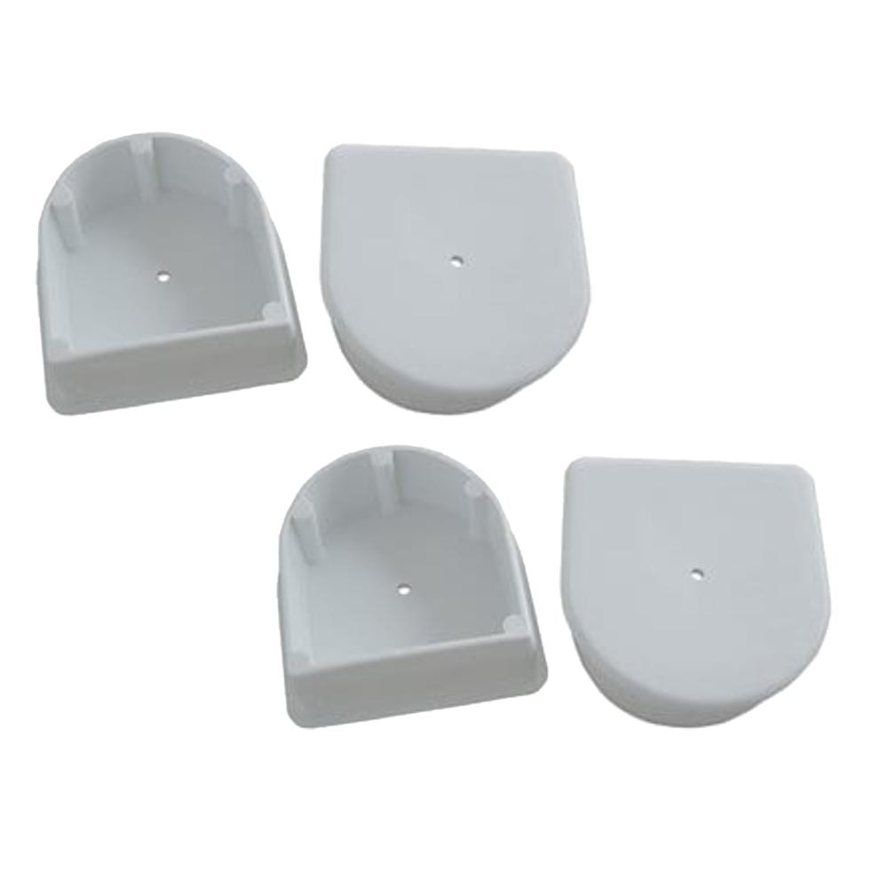 Dock Edge Qualifies for Free Shipping Dockedge End Plug Small White 4-pk #DE1027F