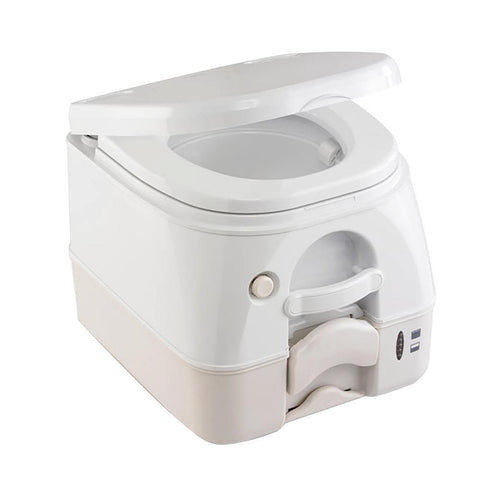 Dometic Qualifies for Free Shipping Dometic 974 Portable Toilet 2.6 Gallon Tan with Brackets #301097402