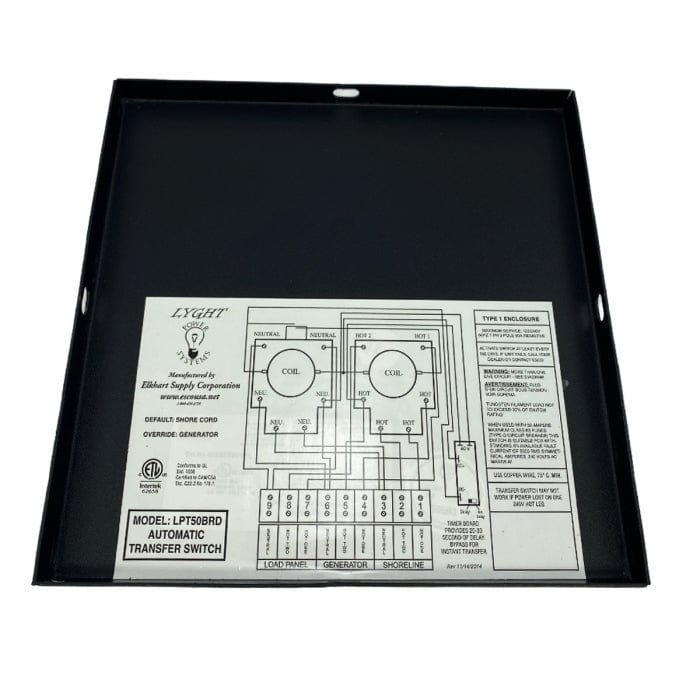 Esco Qualifies for Free Shipping Esco 50a Auto Transfer Switch #LPT50BRD
