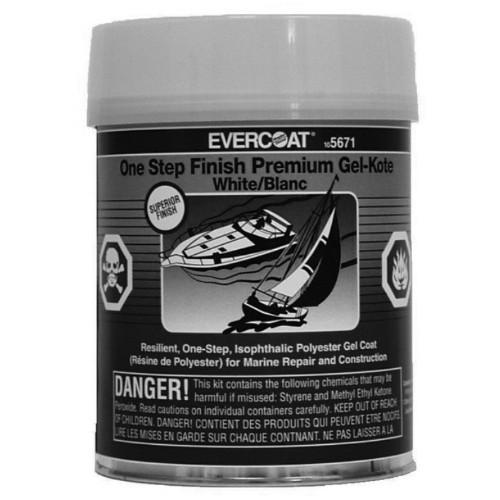 Evercoat Qualifies for Free Ground Shipping Evercoat One-Step Finish Gelkote Pint White #105670