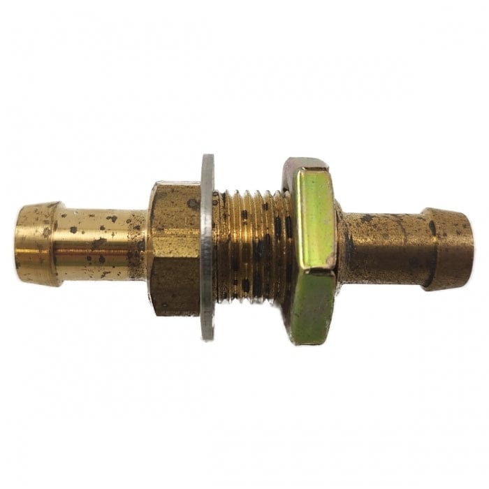 EVM Qualifies for Free Shipping EVM 3/8" to 3/8" Bulkhead Hose Fitting Brass #B/H 3838-B
