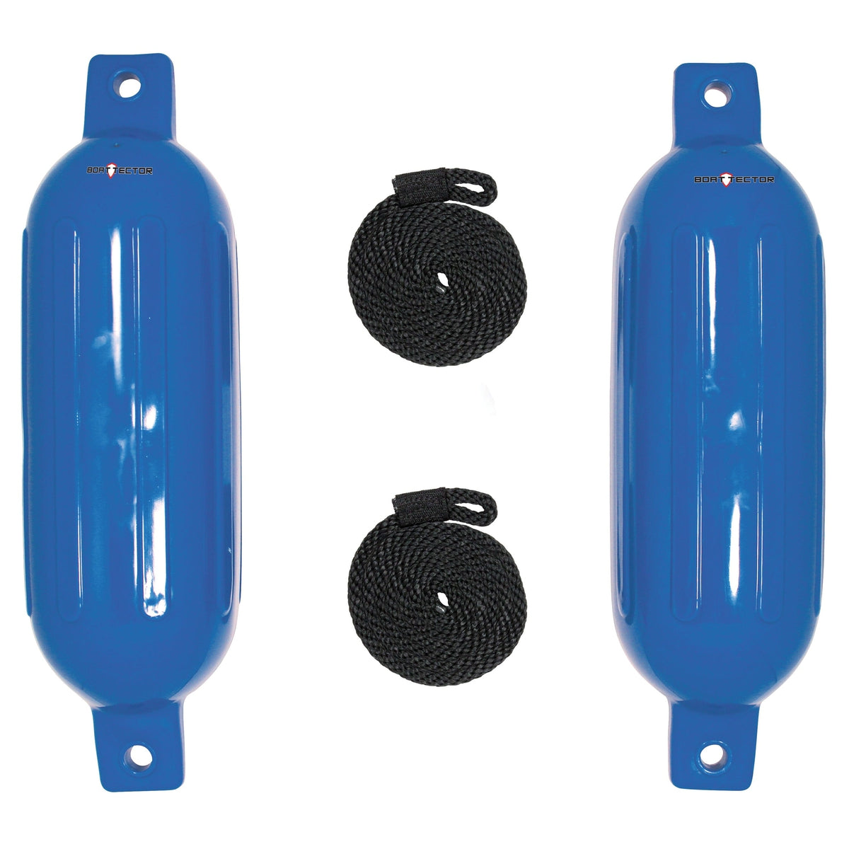 Extreme Max 3006.7378 BoatTector Inflatable Fender Value 2-Pack - 4.5" x 16", Blue