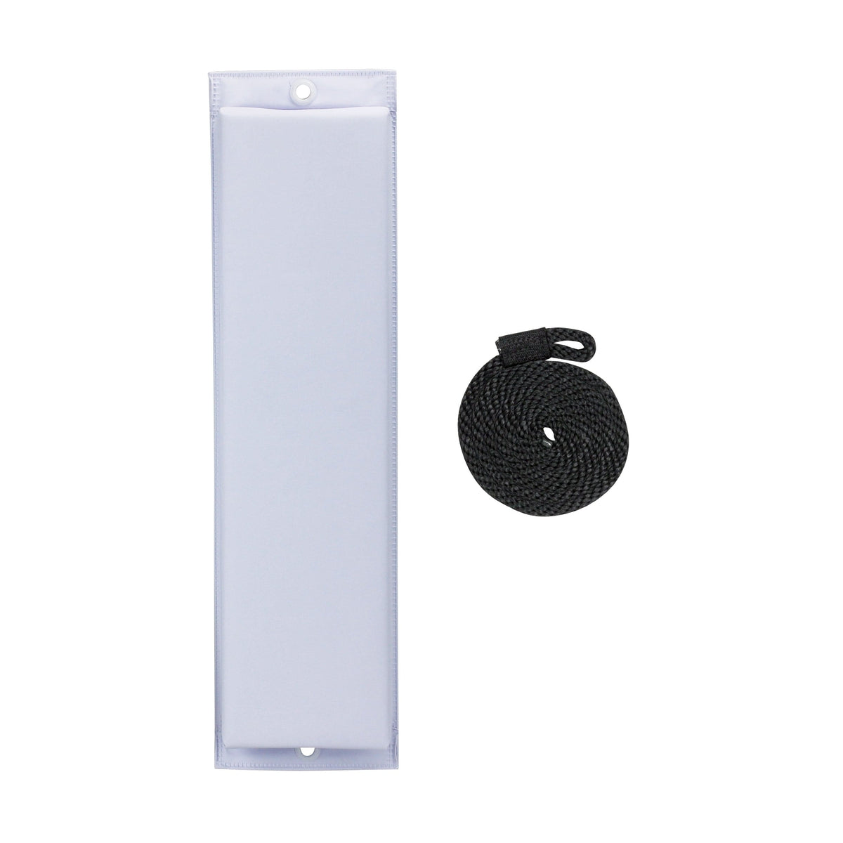 Extreme Max 3006.7237 BoatTector Flat Fender with Fender Line - 26", White